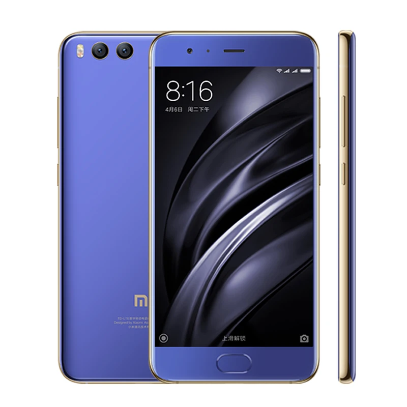 Оригинал Сяо Mi 6 мобильный телефон ГБ Оперативная память 128 Snapdragon 835 Octa core 5.15&quot 1080 P