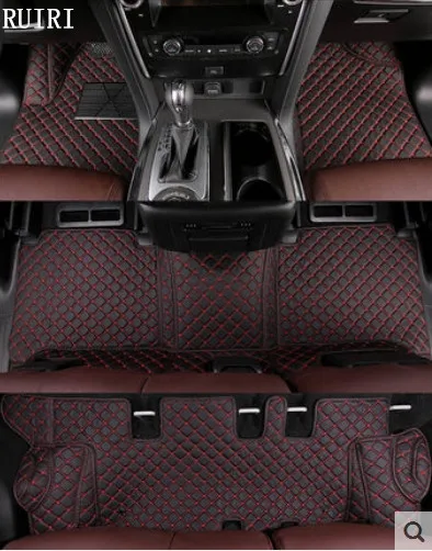 Высокое качество! Специальные автомобильные коврики для Nissan Patrol Y62 7 мест 2018