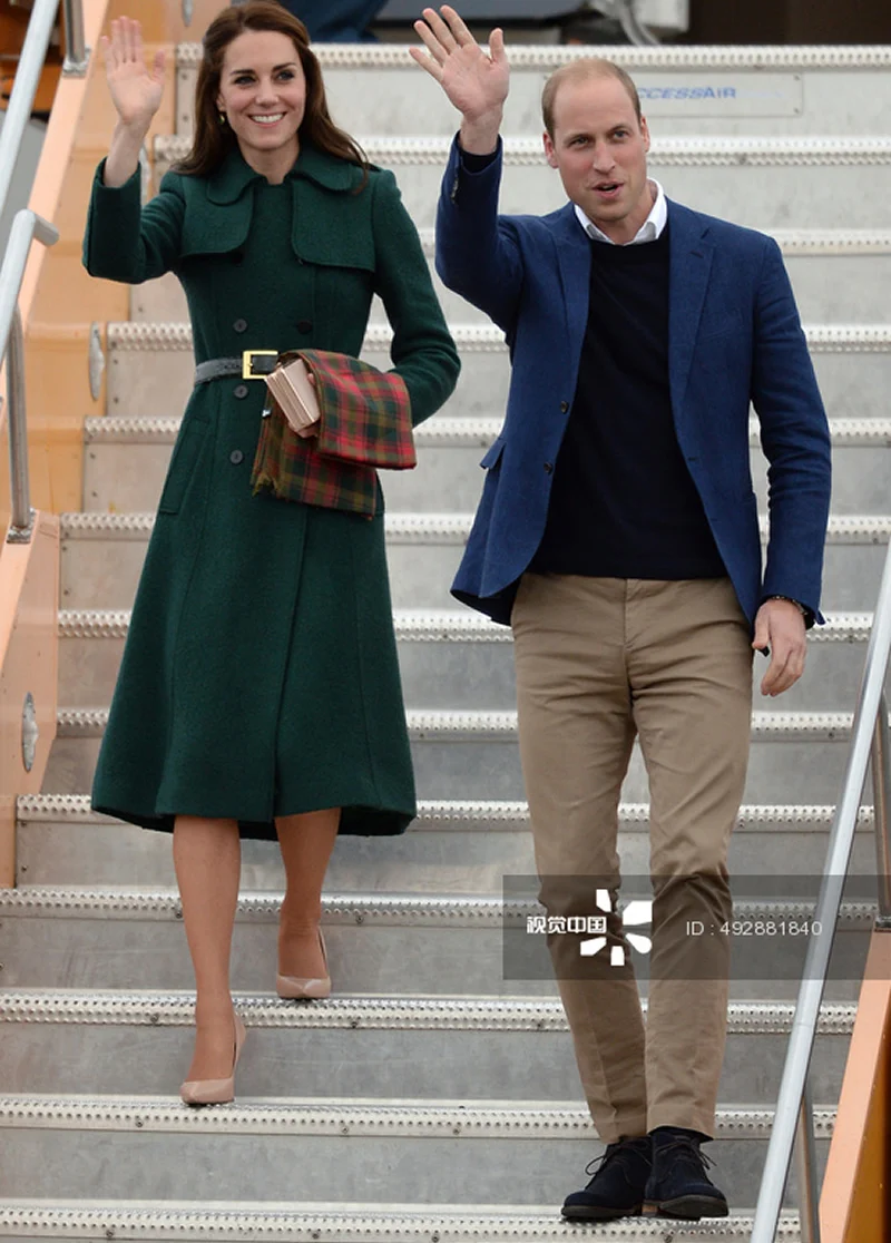 Горячая Распродажа новое шерстяное пальто принцессы Kate Middleton Модное теплое