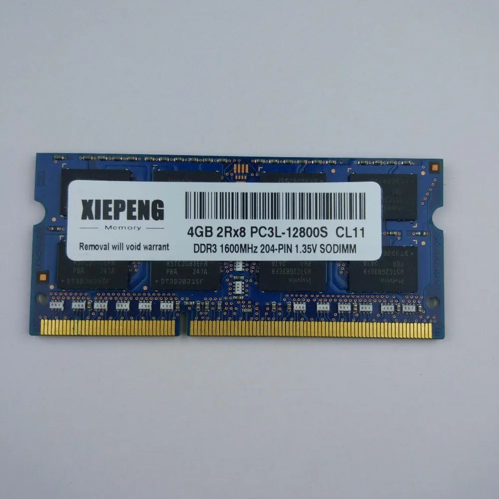 Для ноутбука DELL Latitude E6430 ATG E6440 E6520 E6530 E6540 ОЗУ для 4 Гб 1Rx8 PC3L 12800S 8 DDR3L 1600 МГц 2 Память 1 35