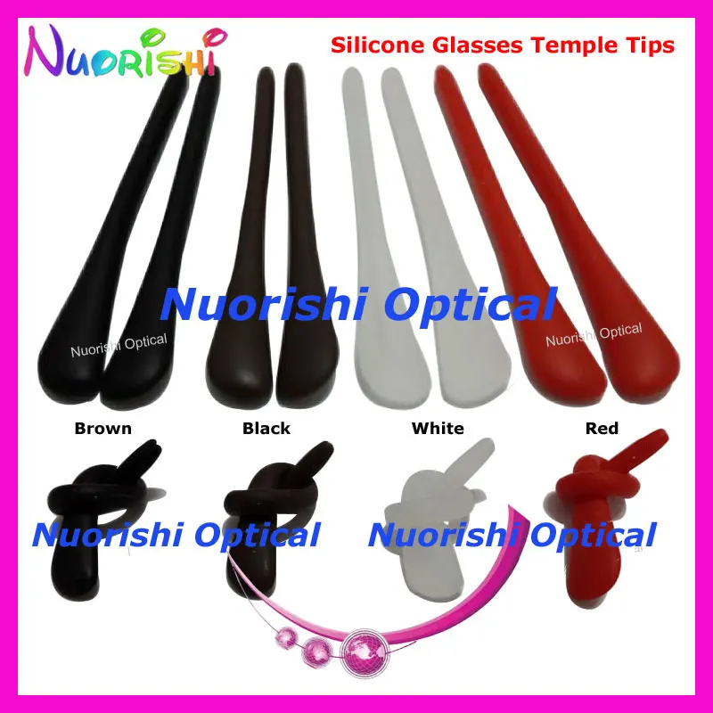 10 пар высококачественных силиконовых Противоскользящих очков для тонких