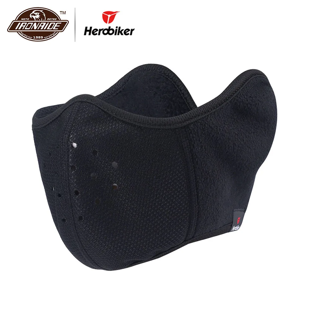 HEROBIKER маска для лица мотоциклетная Лыжная ветрозащитная тактическая унисекс