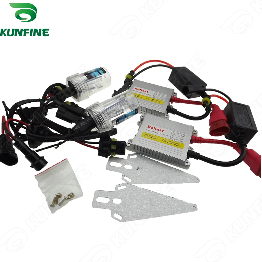 12V/35W/55W HID xenon комплект H1/H3/H7/H8/9004/H4-2/9006/9007/D2S/9005/H7R ксеноновая лампа HID фара с тонким переменного тока балласт