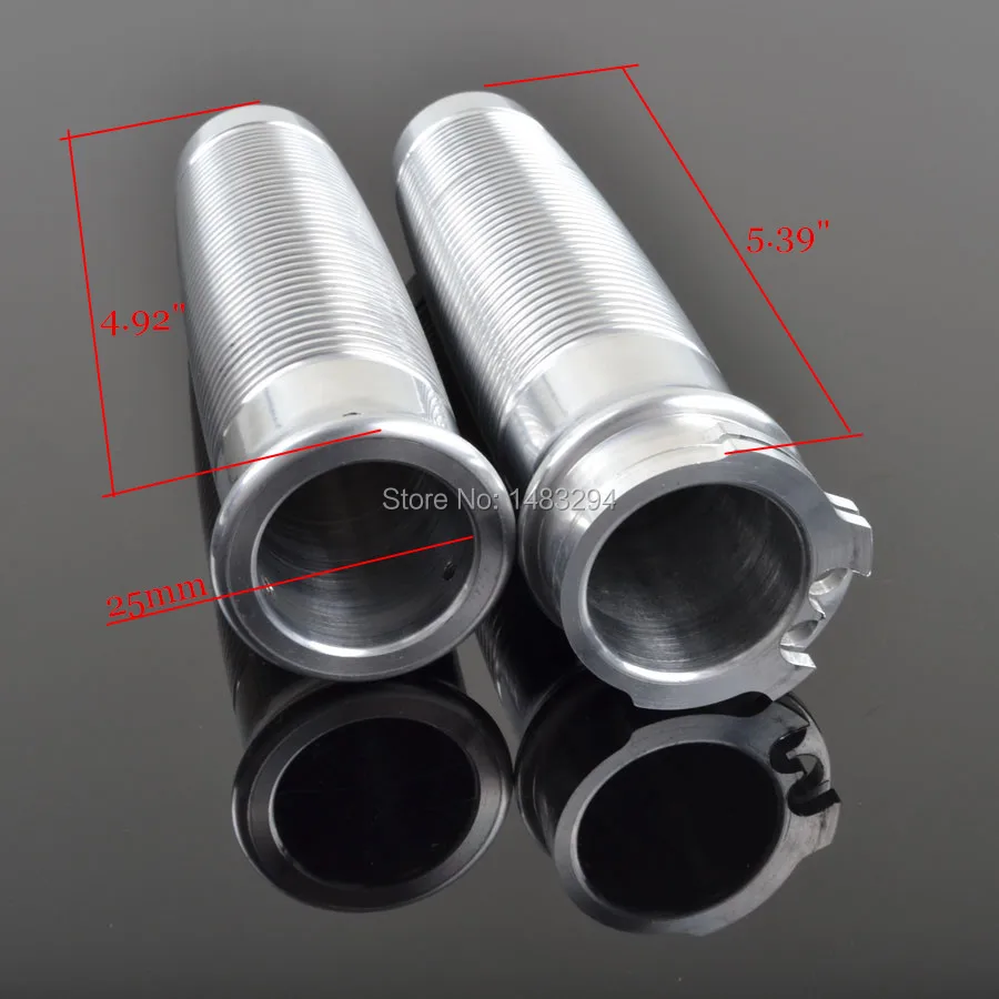 Серебристый алюминий 1 дюйм изготовленные на заказ грубые ручки для руля