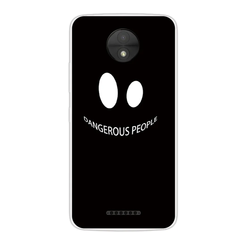 For Motorola Moto C Case Lion Cover 5.0 inch TPU Transparent Silicone Phone Capa XT1750 XT1754 |
