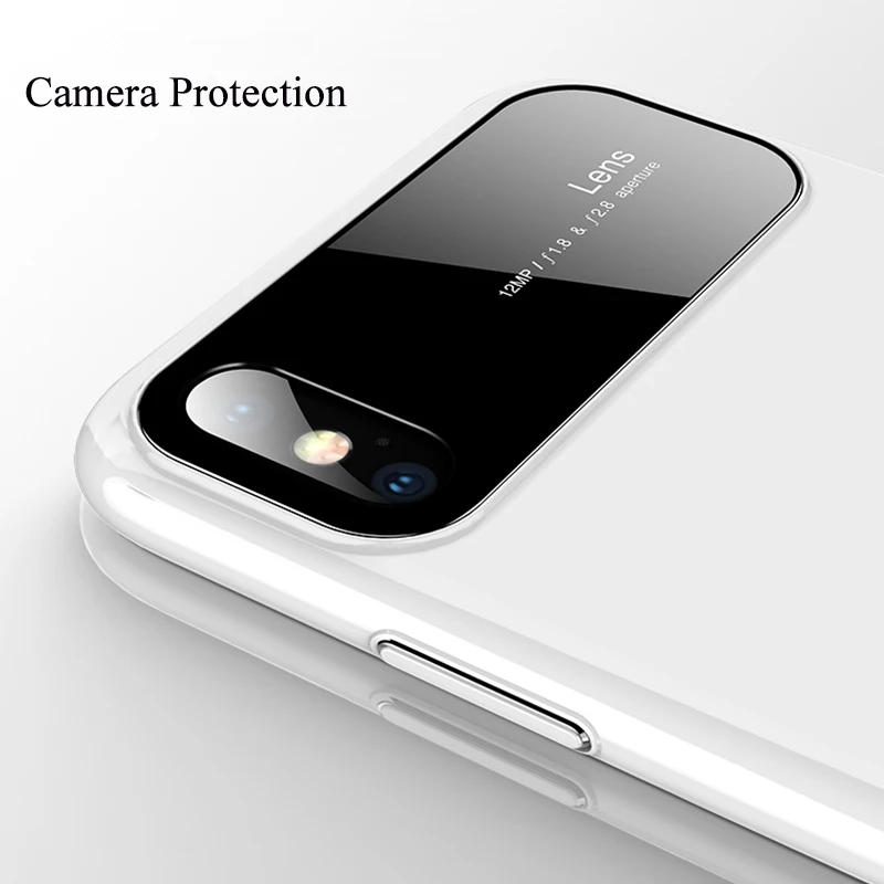 Роскошный Глянцевый зеркальный чехол для iPhone 11 Pro Max XR XS X 8 7 6 6S Plus Samsung S9 S10 жесткий