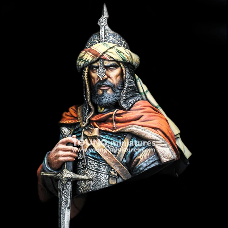 

1/10, ARABIAN KNIGHT, Resin Model Bust GK, Historical war theme, Unassembled and unpainted kit