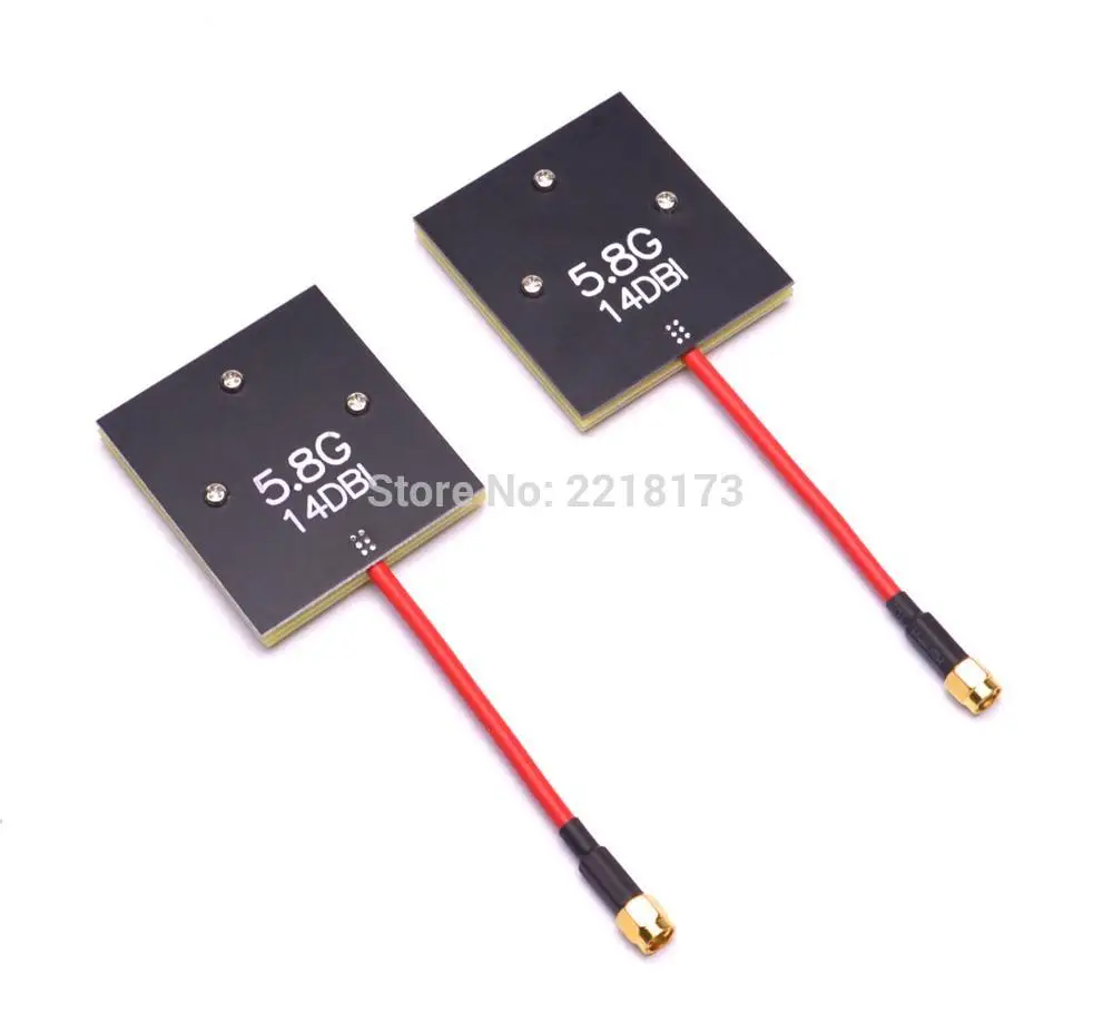 5 8G 14DBI усиление панели антенна RP SMA &amp RX5808 40CH разнообразие FPV приемник с
