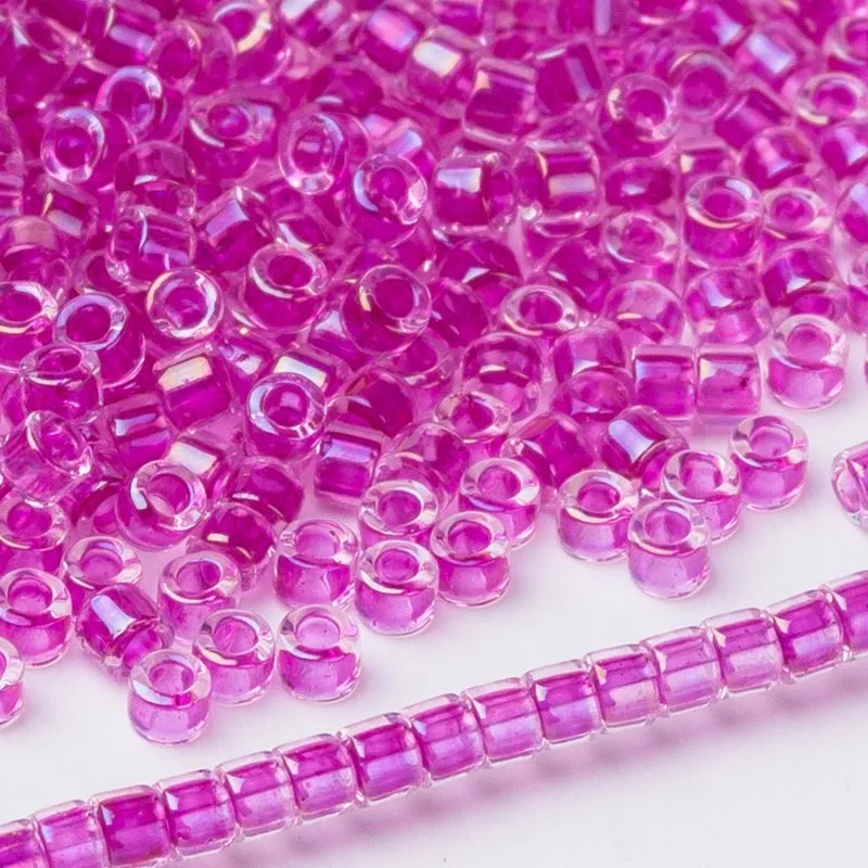 DB74 Taidian непрозрачный фиолетовый Miyuki Delica Seedbeads 11/0 для Бижутерия в богемном стиле 3 г/лот - Цвет: DB74