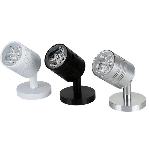 

220v 5W 3W LED Spot Light Led Downlight Holder Surface Wall Mounted Showcase Jewelry Counter Ceiling Lamp Clothes Store Lighting
