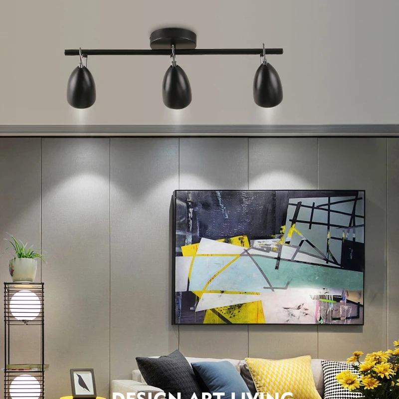 стены внимания магазин одежды Парикмахерская трек светодиодные лампы простой