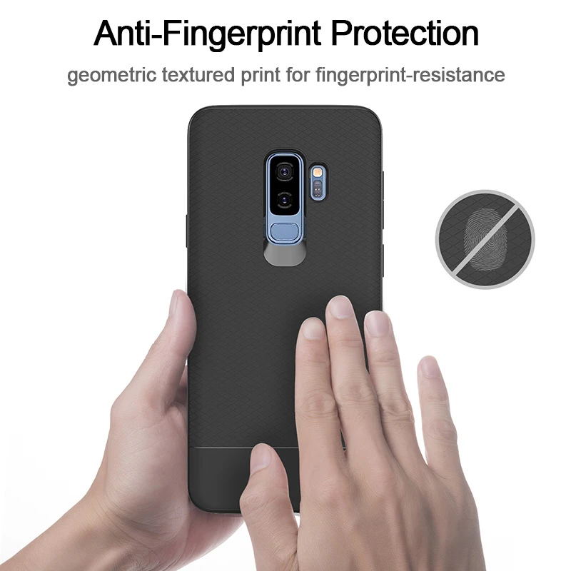 TOIKO влияние защитные чехлы ТПУ для samsung Galaxy S9 плюс S9 противоударный бампер Armor задняя крышка геометрический текстурированные Shell
