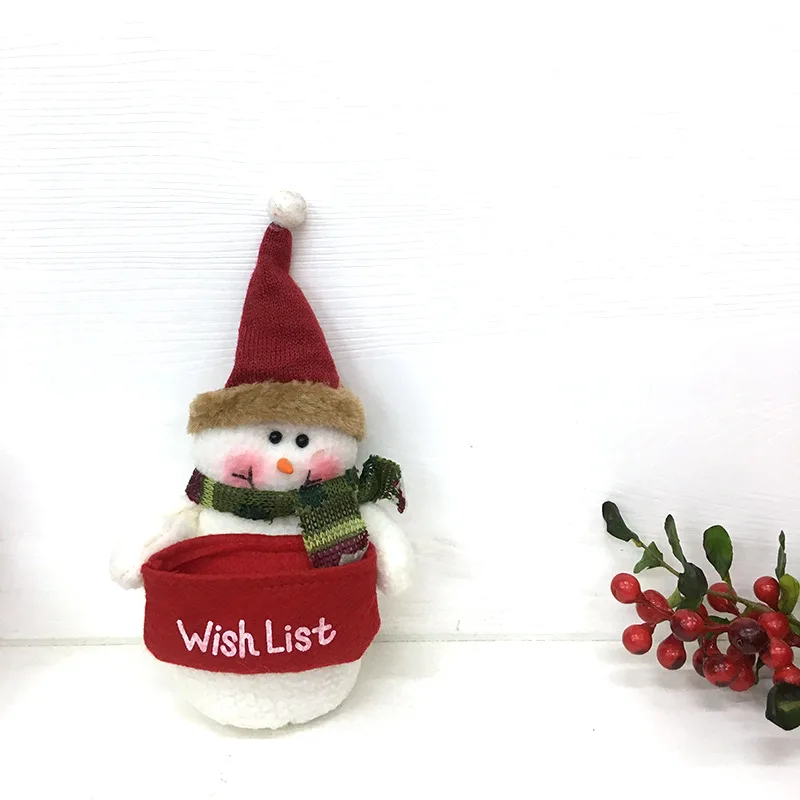 1 шт. Рождественская кукла переносная Подарочная сумка Детская конфетная подарок