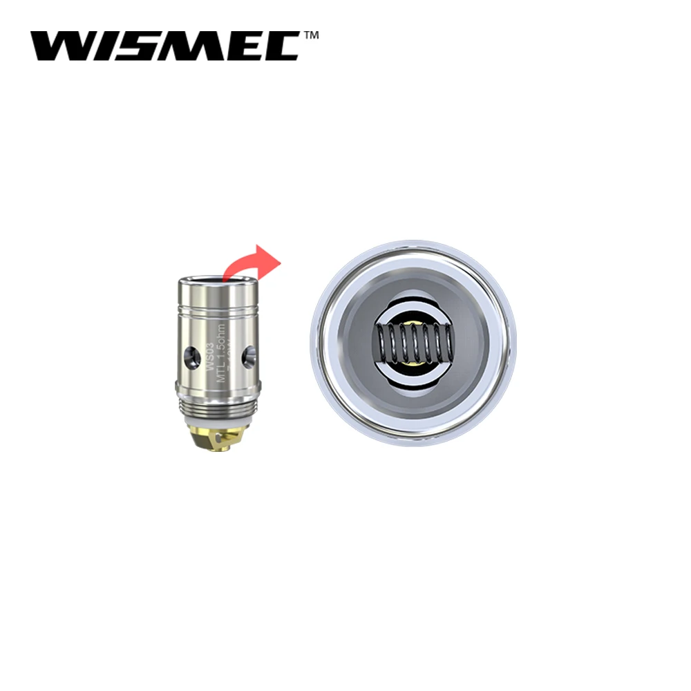 Original Wimsec WS03 MTL 1.5ohm Coil Head replacement coil for AMOR NS/ELABO/Reux Mini/ Amor Mini Atomizer Electronic cigarette |