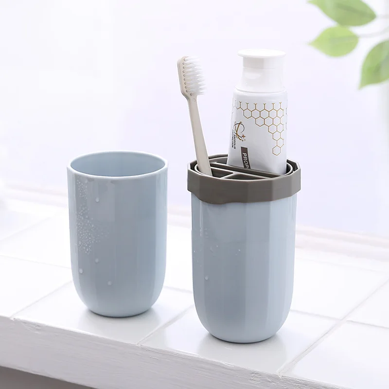 Tumblers чашка для путешествий удобный держатель зубной щетки портативные