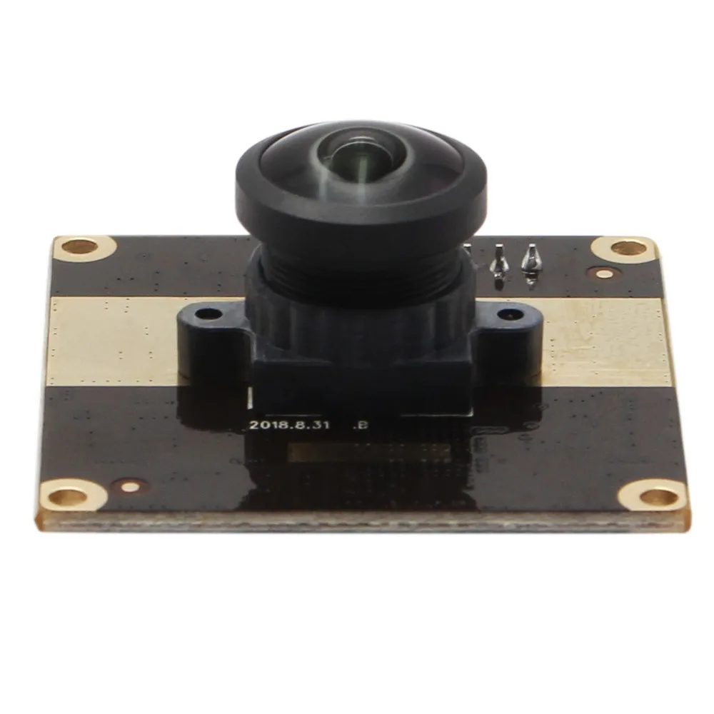 USB-модуль камеры рыбий глаз 2 МП 1920*1080 Aptina AR0330 CMOS коррекция искажений на 180 градусов