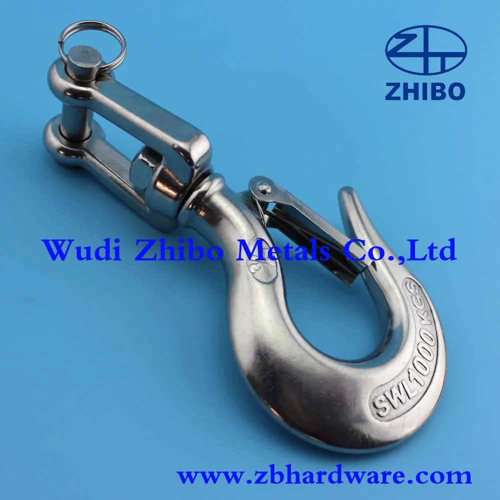 5 шт. поворотный крюк слинг с защелкой 1/4 дюйма|hoist hooks|swivel lifting hookswinch hook |