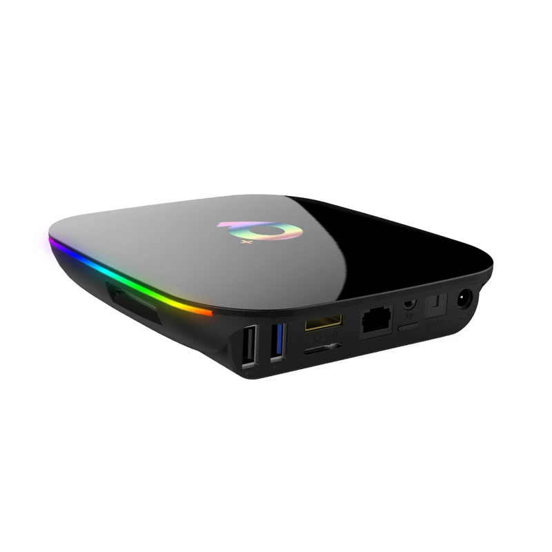 Q плюс Smart Allwinner H6 ТВ Box Android 9 0 4 ГБ 32 64 USB3.0 H.265 6 K Netflix Google Playstore PK T9 телеприставке |