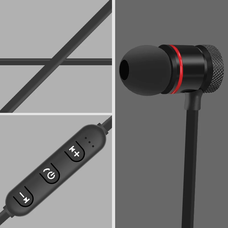 M & J металлический спортивные наушники Bluetooth от пота магнитные стерео