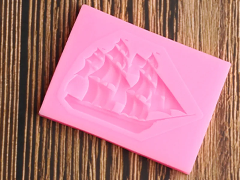 Парусник помадка Плесень DIY Инструменты для украшения торта для вечеринки 3D силиконовые формы Полимерная глина кухня Выпечка Шоколад Сахар ремесло
