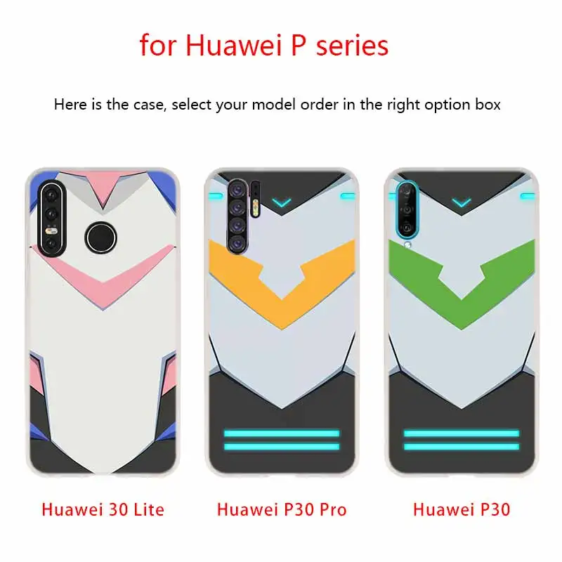Мягкий чехол для Huawei P40 P30 P20 Pro P10 Lite e Plus P Samrt Z 2020 2019 Voltron Legendary Defender|Бамперы| |
