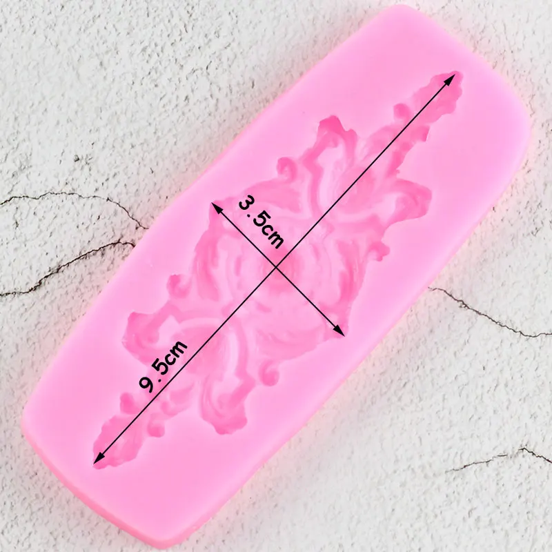 Силиконовая форма в стиле барокко ромашка цветок рельефная для кексов выпечки