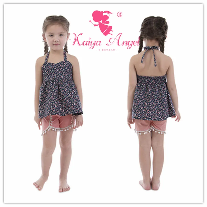 Kaiya Angel 2018 наряд для маленьких девочек весна лето Цветочная эксклюзивная детская