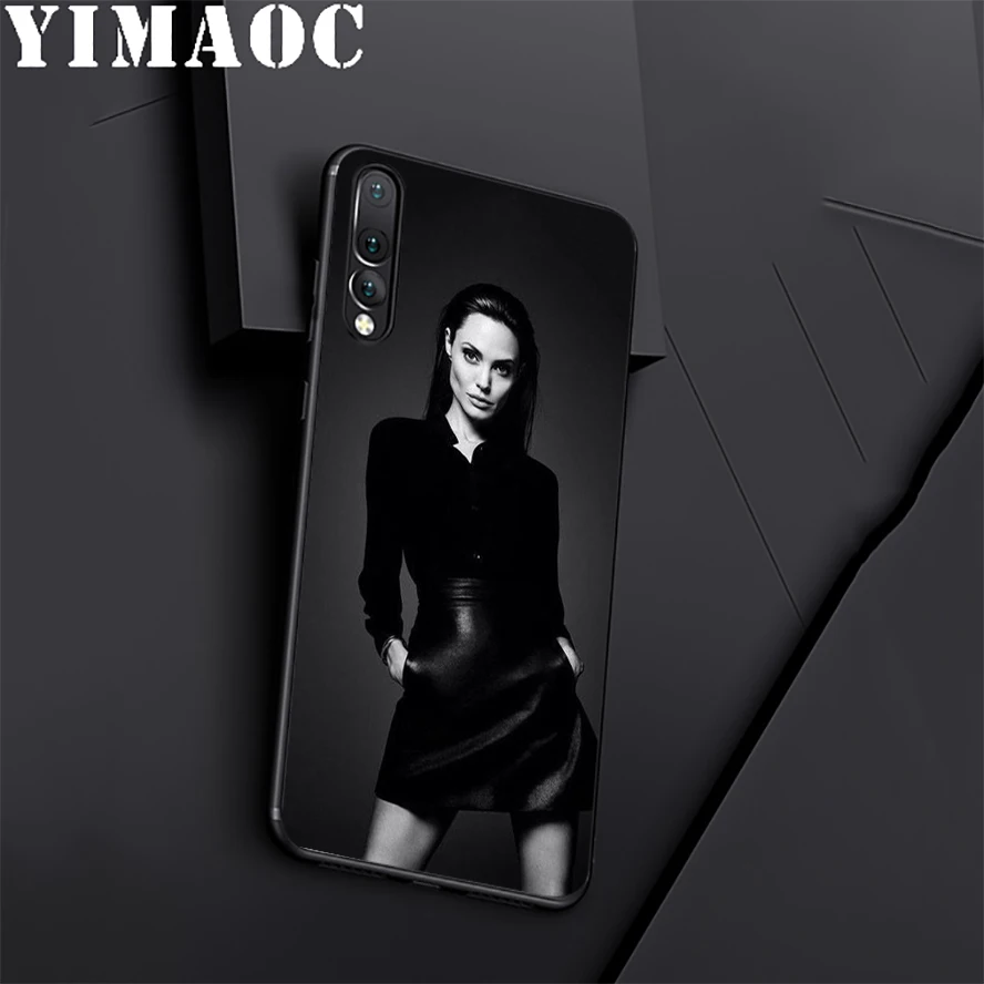 YIMAOC анжедины Джоли Платье Роскошный мягкий силиконовый чехол для huawei Honor Коврики