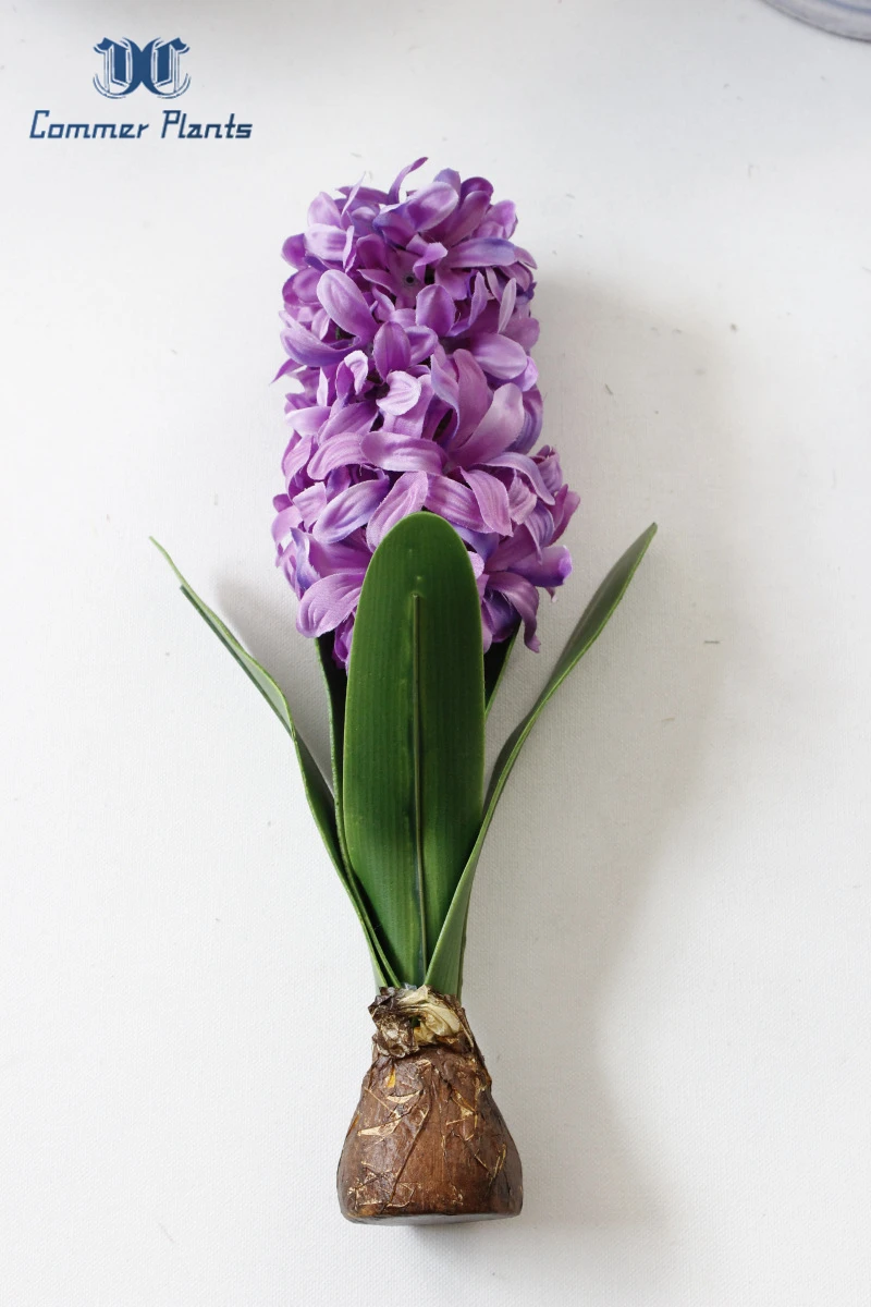 Purple 1 шт. искусственный цветок гиацинт с лампочками Домашний Настольный бонсай в горшках домашний сад офисное Украшение свадебное Рождественское украшение - Цвет: Purple