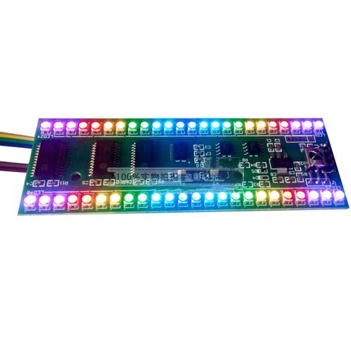 

Бесплатная доставка, телефон с индикатором уровня звука, регулируемый, RGB, 24 Мб, двухканальный, 24 сегмента