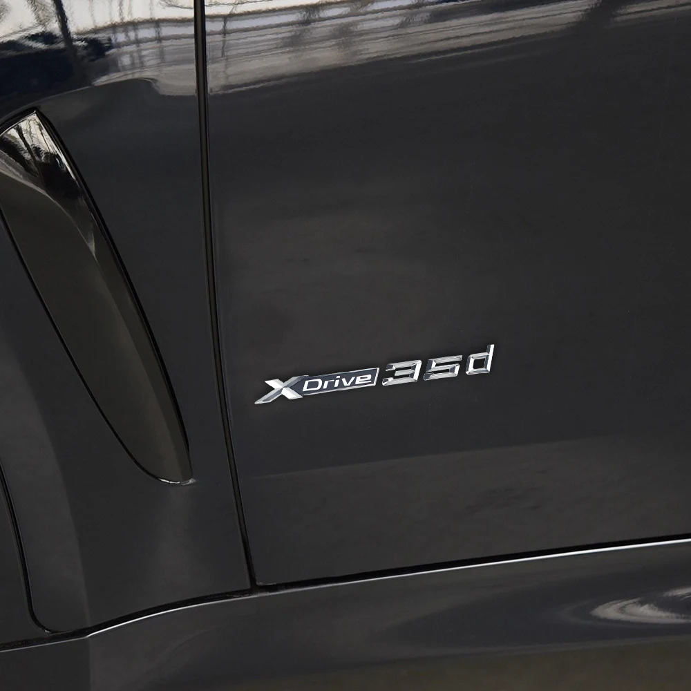 2 шт. 3D стикер Xdrive 20d 25d 35d 40d 50d автомобильная боковая наклейка на заднюю часть