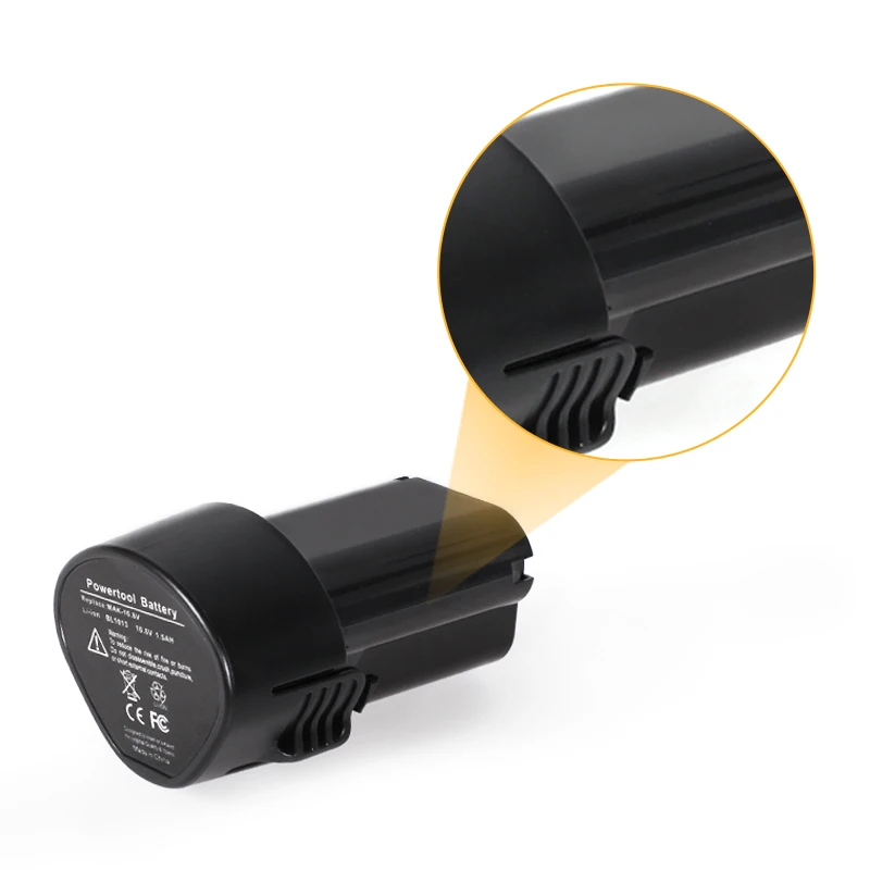 YHR 1 шт. 10 8 В 1500 мАч литий-ионный аккумулятор для MAKITA BL1013 BL1014 194550-6 194551-4 LCT204 DF330D TD090D