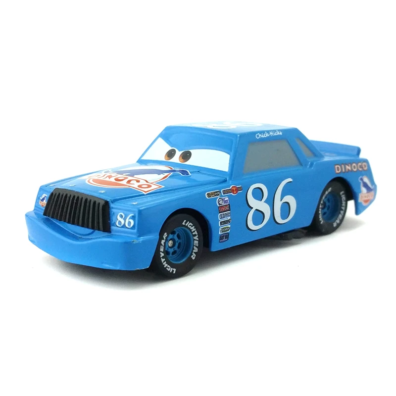 Игрушечные машинки Диснея Pixar No.86 Dinoco Chick Hicks металлический литой под давлением