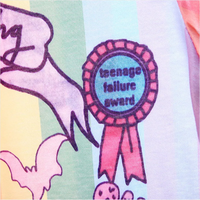 Гайавате принты с героями из мультфильма футболка для женщин Harajuku Стиль футболки