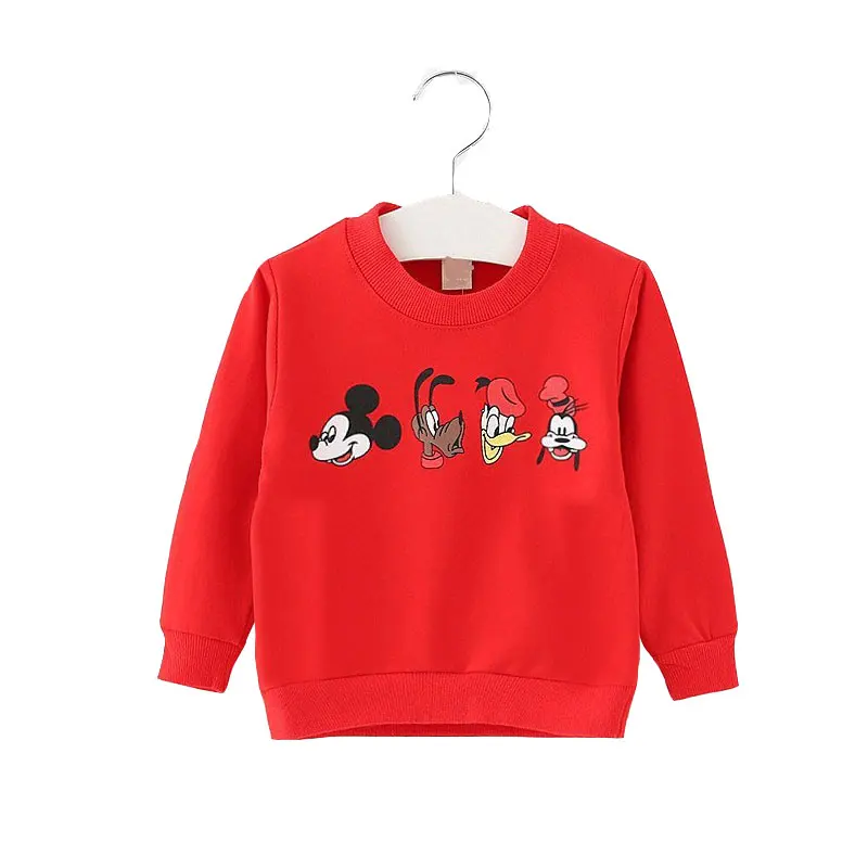 Malayu Baby brand spring baby cartoon long-sleeved T-shirt, cotton O-neck multicolor sweatshirt 6-24 months infant clothing