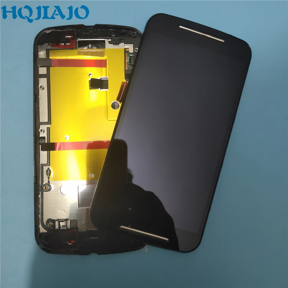 5 шт. ЖК дисплей для Motorola MOTO G2 сенсорный экран дигитайзер Moto G 2nd + 1 XT1063 XT1069 XT1068 с