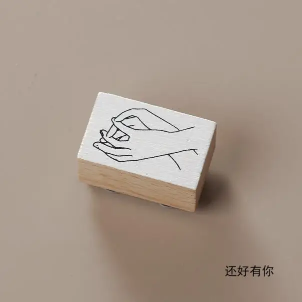 J XINAHER, винтажные жесты, кошачьи украшения, штамп, деревянные резиновые штампы для скрапбукинга, канцелярские принадлежности, сделай сам, ремесло, стандартный штамп - Цвет: J