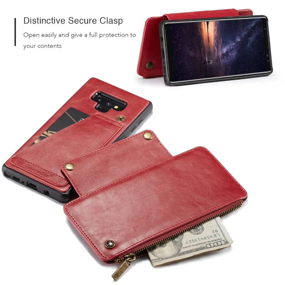 Кошелек клатч из искусственной кожи CaseMe брендовый Rfid кошелек мужская сумка для