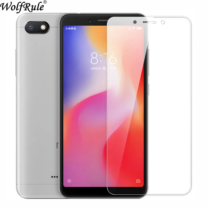 2 шт. Защитное стекло для экрана Xiaomi Redmi 6 закаленное 6A с защитой от царапин пленка