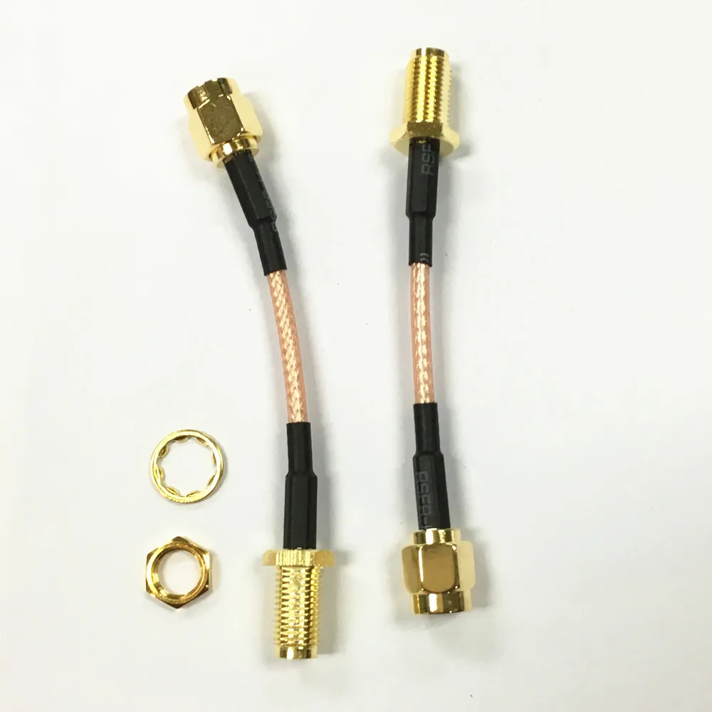 Коннектор RP SMA папа Мама коаксиальный радиочастотный разъем для перегородки