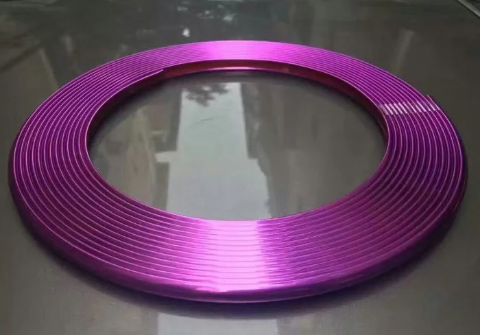 2meter/Lot Grille Clips Universal Car Chrome Protection Wheel Rim Light Frame Decoration Collision Strips | Автомобили и