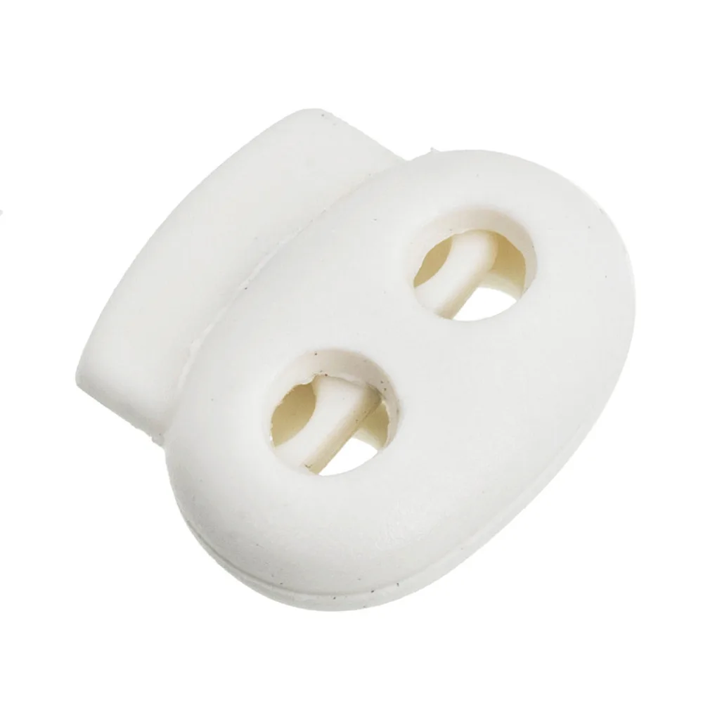 200 штук ремесло цвета слоновой кости белые пластиковые двойные отверстия