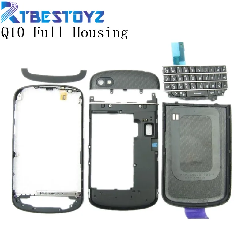 RTBESTOYZ сменный полный Корпус Keypad Рамка для Blackberry Q10 черно белый цвет в наличии|full