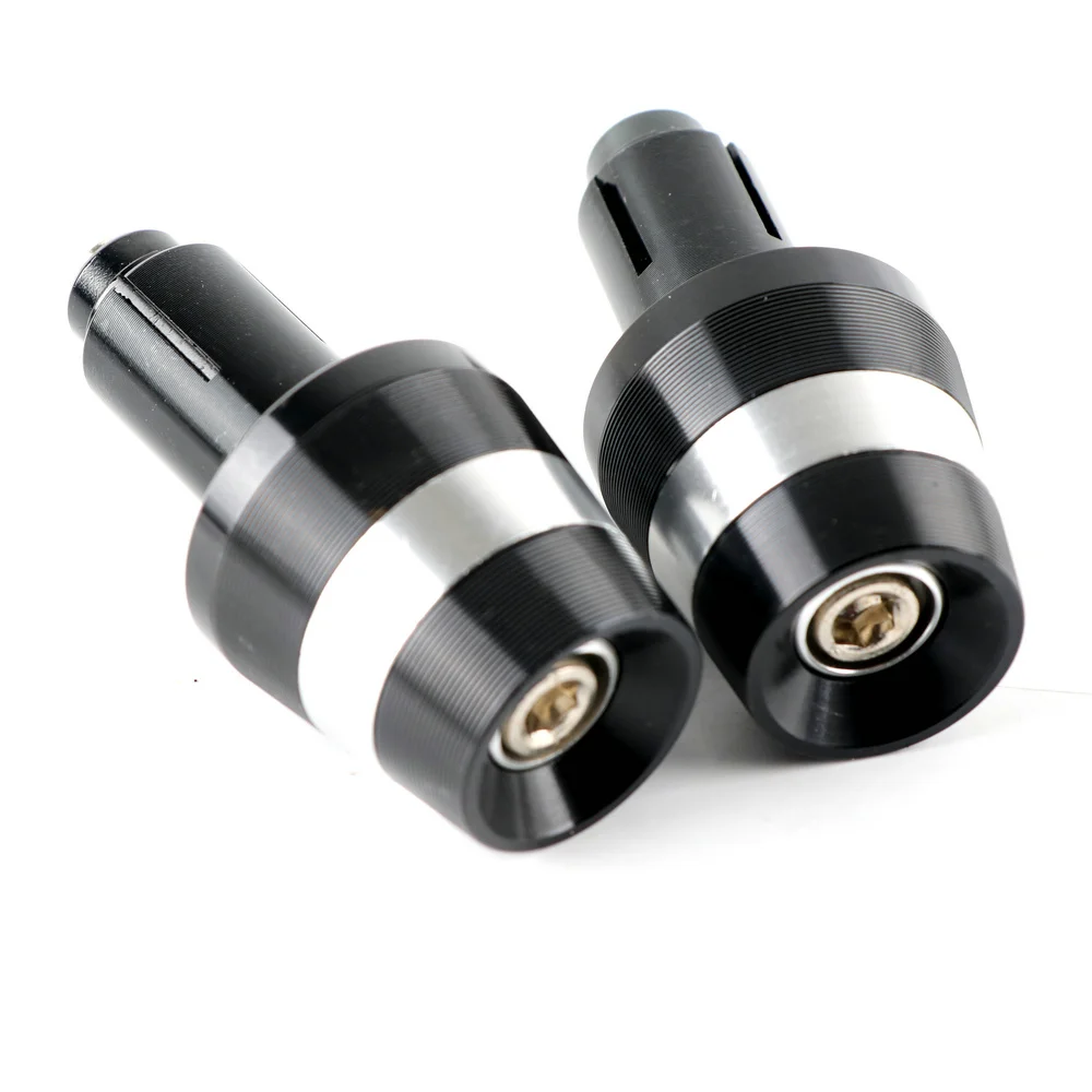 CK скота король 7/8 ''22mm брусок ЧПУ-типа наконечники для ручки управления мотоциклом для SUZUKI GSXR1000 K7 GSXR 1000 600 GSXR 750 R1000 GSXR-1000 GSX 1400 GSR 600 - Цвет: Серебристый