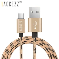 accezz usb charging data cable type c for xiaomi 5 6 samsung gaxaly s8 s9 plus charge cord for oneplus 6 5 5t fast charger line