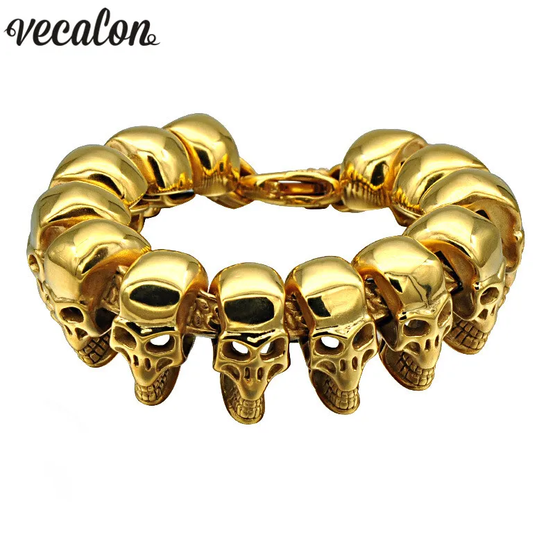 Мужской винтажный браслет из нержавеющей стали 316L 22 см|punk jewerly|steel bracelet316l stainless steel