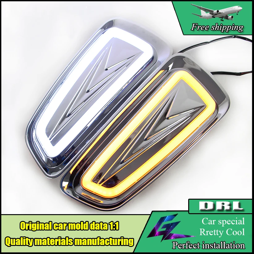Auto Car LED Daytime Running Lights For Ford Raptor F150 DRL 2009-2014 White style Turn Signal Yellow Fog Light Lamp cover | Автомобили и