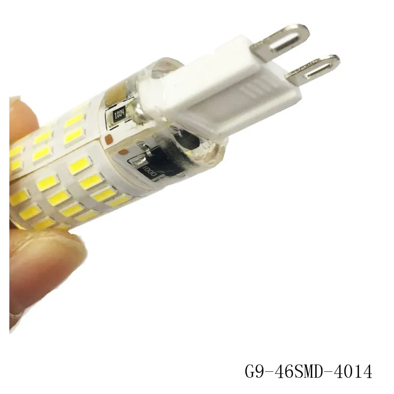 Светодиодная кукурузная лампа теплый белый/белый G9-46SMD-4014-6w/G9-66SMD-3014-8w для