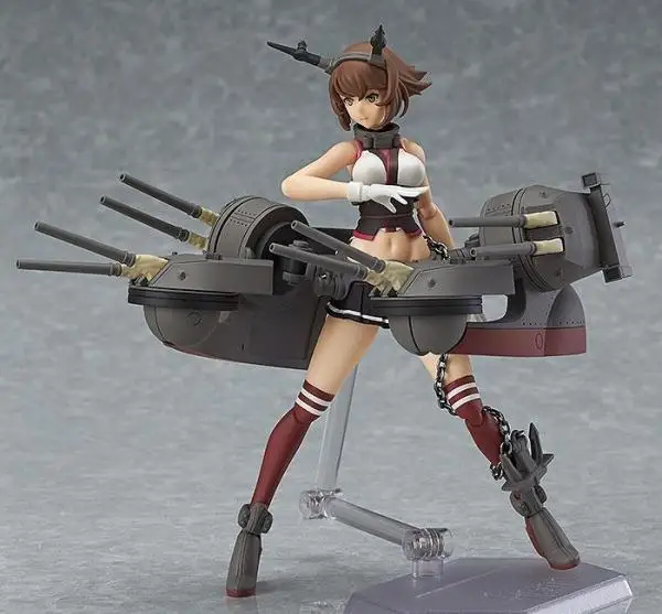 Коллекция аниме Kantai Mutsu Figma 242 ПВХ Фигурки Коллекционная модель игрушки