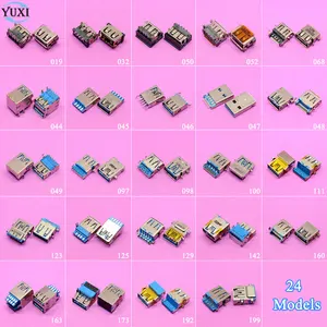 YuXi гнездовой разъем для ноутбука 2,0 3,0, 24 модели, гнездовой разъем USB для ASUS ACER HP DELL Lenovo Toshiba и т. Д.